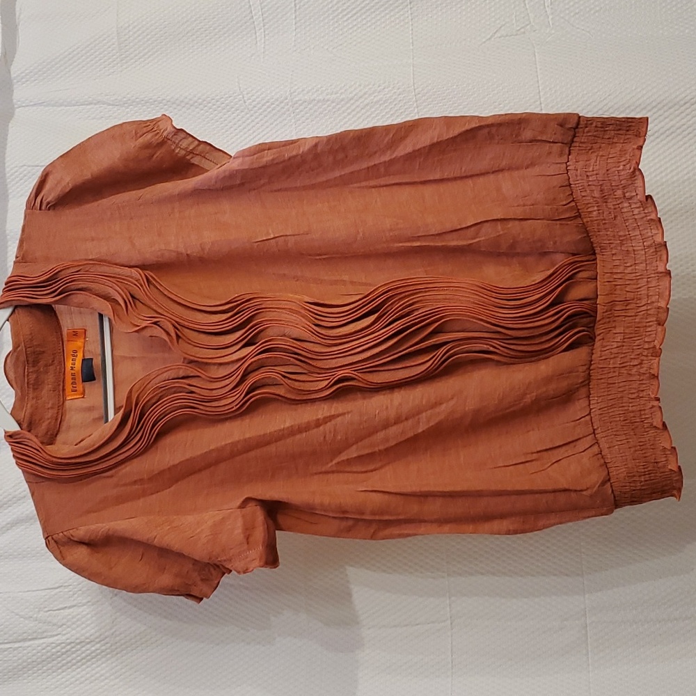 Urban Mango Ruffle Top